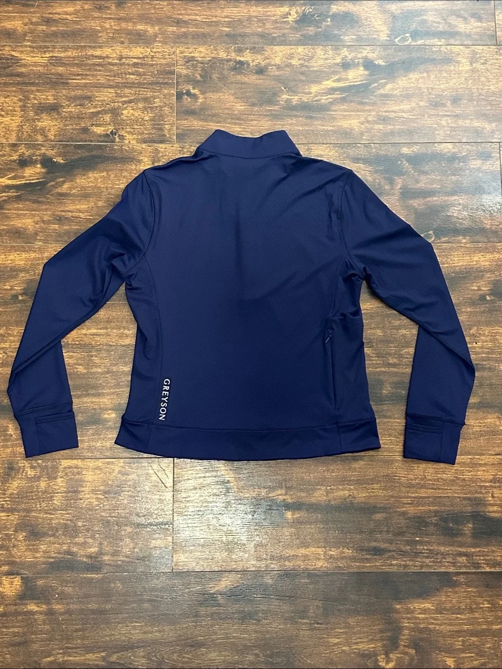 Navy Greyson Halley Quarter Zip Pullover - Cabot Golf Embroidery Sz M 🐢⛳️ - Picture 5 of 8